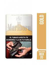 CIGARRILLOS MARLBORO GOLD ORIGINAL BOX  20